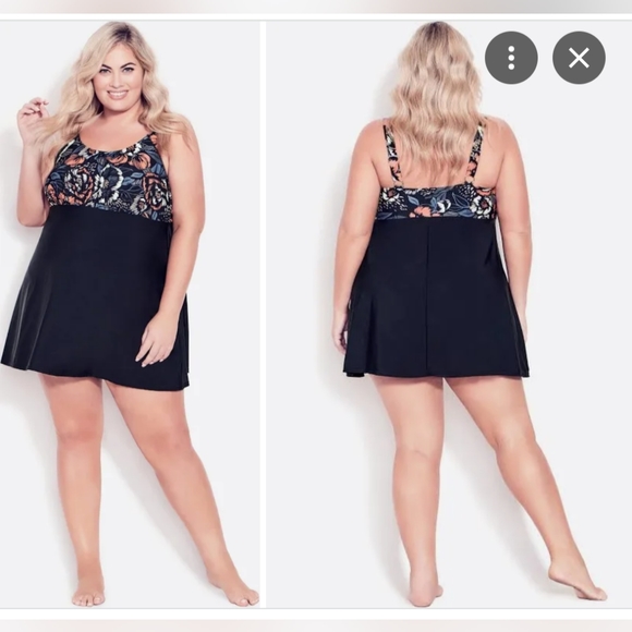 NEW Avenue swim dress, swimsuit Plus size - Picture 1 of 4